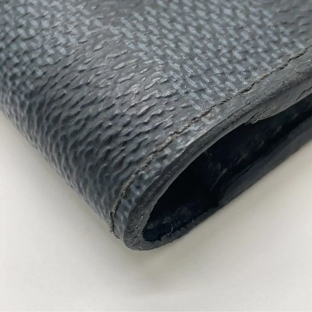 Authentic Louis Vuitton Damier Graphite Portefeuille multiple pocket W/Box